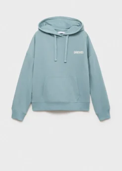 MANGO Bluzy*Bawełniana bluza z kapturem