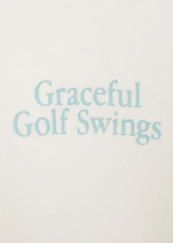 MANGO Bluzy*Bawełniana bluza z napisem