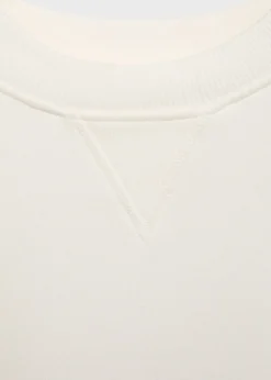 MANGO Bluzy*Bawełniana bluza z napisem