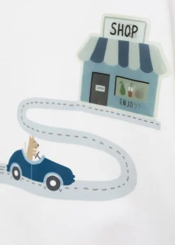 Dzieci MANGO Bluzy*Bawełniana bluza ze wzorem