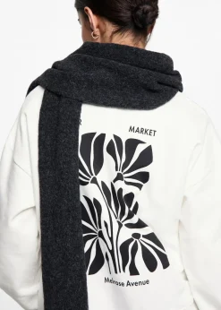 MANGO Bluzy*Bawełniana bluza ze wzorem