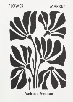 MANGO Bluzy*Bawełniana bluza ze wzorem