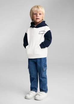 Dzieci MANGO Bluzy*Bawełniana bluza ze wzorem