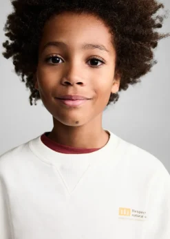 Dzieci MANGO Bluzy*Bawełniana bluza ze wzorem