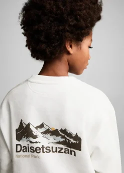 Dzieci MANGO Bluzy*Bawełniana bluza ze wzorem