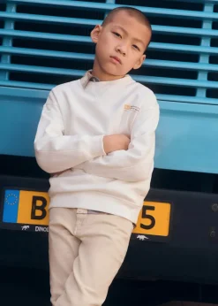 Dzieci MANGO Bluzy*Bawełniana bluza ze wzorem