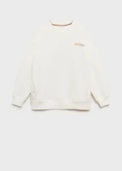 Dzieci MANGO Bluzy*Bawełniana bluza ze wzorem