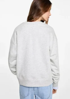 MANGO Bluzy*Bawełniana bluza ze wzorem