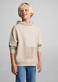 Dzieci MANGO Bluzy*Bawełniana bluza ze wzorem