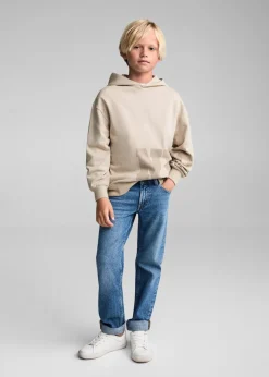 Dzieci MANGO Bluzy*Bawełniana bluza ze wzorem