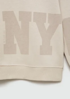 Dzieci MANGO Bluzy*Bawełniana bluza ze wzorem