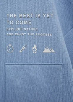 Dzieci MANGO Bluzy*Bawełniana bluza ze wzorem