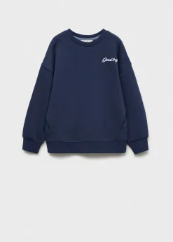 Dzieci MANGO Bluzy*Bawełniana bluza ze wzorem