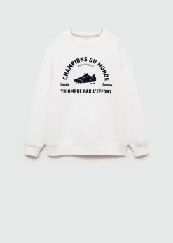 Dzieci MANGO Bluzy*Bawełniana bluza ze wzorem