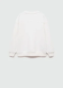 Dzieci MANGO Bluzy*Bawełniana bluza ze wzorem