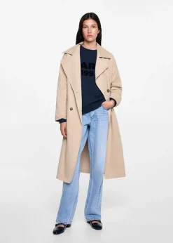 MANGO Bluzy*Bawełniana bluza ze wzorem