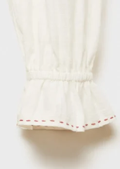 MANGO Koszule I Bluzki*Bawełniana bluzka z haftem