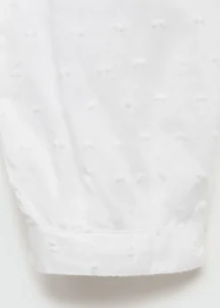 Dzieci MANGO Koszule I Bluzki*Bawełniana bluzka z haftem