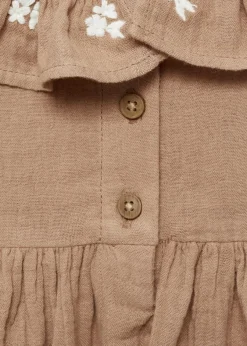 Dzieci MANGO Koszule*Bawełniana bluzka z haftem