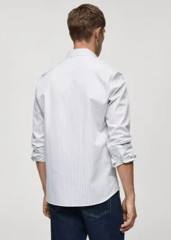 MANGO Koszule*Bawełniana koszula slim fit w paski