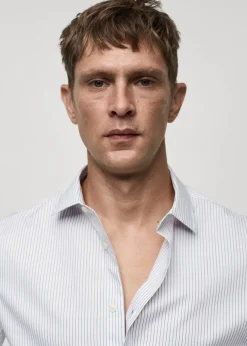 MANGO Koszule*Bawełniana koszula slim fit w paski