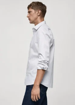MANGO Koszule*Bawełniana koszula slim fit w paski