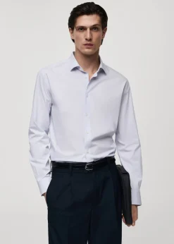 MANGO Koszule*Bawełniana koszula slim fit w prążki