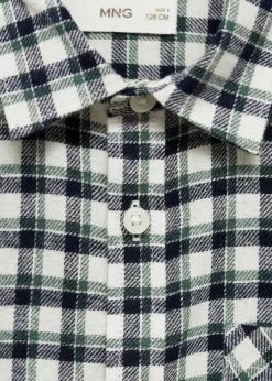 Dzieci MANGO Koszule*Bawełniana koszula w kratę