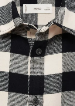 Dzieci MANGO Koszule*Bawełniana koszula w kratę