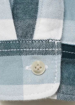 Dzieci MANGO Koszule*Bawełniana koszula w kratę