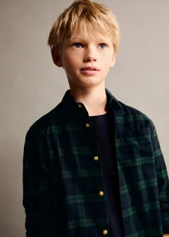 Dzieci MANGO Koszule*Bawełniana koszula w kratę