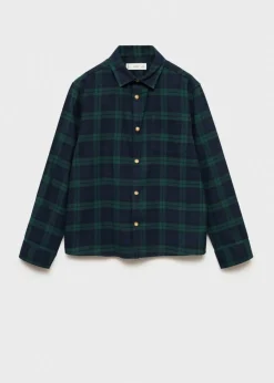 Dzieci MANGO Koszule*Bawełniana koszula w kratę