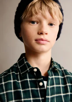 Dzieci MANGO Koszule*Bawełniana koszula w kratę