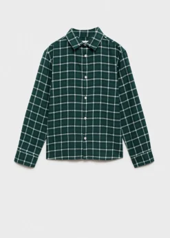 Dzieci MANGO Koszule*Bawełniana koszula w kratę