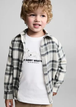 Dzieci MANGO Koszule*Bawełniana koszula w kratę