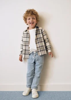 Dzieci MANGO Koszule*Bawełniana koszula w kratę