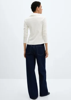 MANGO Koszule I Bluzki*Bawełniana koszula z dzianiny