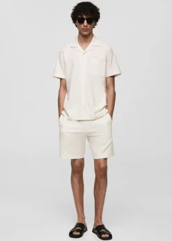 MANGO Koszule|Koszulki Polo*Bawełniana koszula z kieszenią