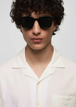 MANGO Koszule|Koszulki Polo*Bawełniana koszula z kieszenią