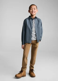 Dzieci MANGO Koszule*Bawełniana koszula z kieszenią