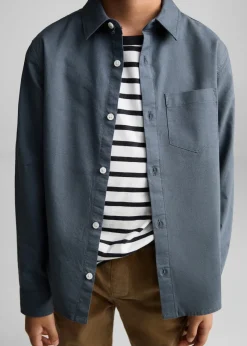 Dzieci MANGO Koszule*Bawełniana koszula z kieszenią