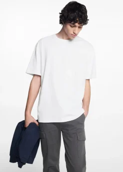 MANGO Koszulki*Bawełniana koszulka basic