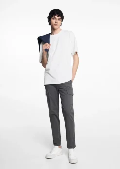 MANGO Koszulki*Bawełniana koszulka basic