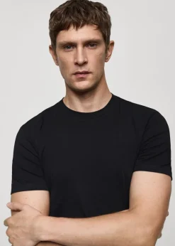 MANGO Koszulki*Bawełniana koszulka stretch