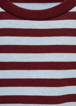 MANGO Koszulki*Bawełniana koszulka w pasy