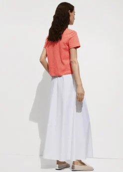 MANGO Koszulki*Bawełniana koszulka w pasy