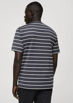 MANGO Koszulki*Bawełniana koszulka w pasy