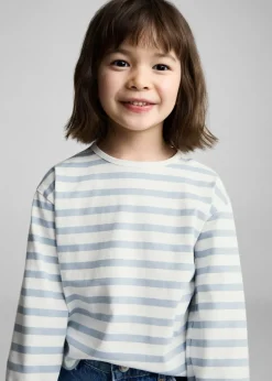 Dzieci MANGO Koszulki*Bawełniana koszulka w pasy