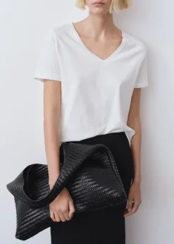 MANGO Koszulki*Bawełniana koszulka z dekoltem V