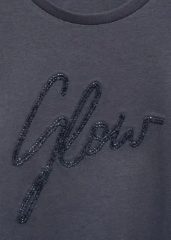 Dzieci MANGO Koszulki I Topy*Bawełniana koszulka z koralikami